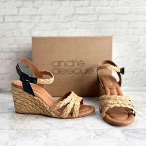 NEW André Assous Milena Wedge Sandal